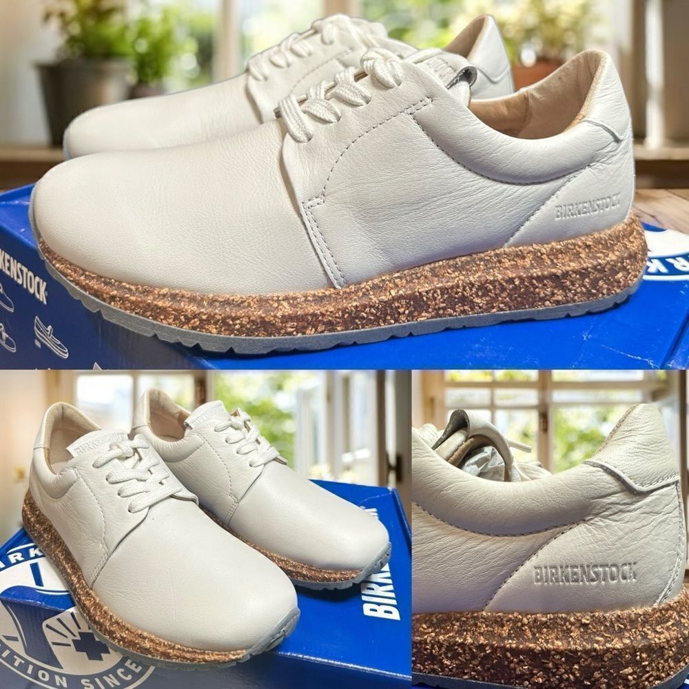 BIRKENSTOCK Wrigley Leather Sneaker Lace Up Unisex Shoes Size EU 36